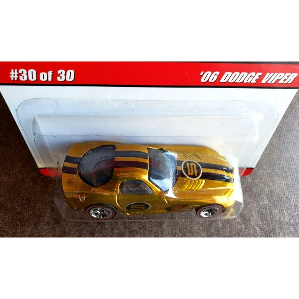 2007 Hot Wheels '06 DODGE VIPER Spectraflame GOLD CLASSICS SERIES #30/30 RL5SP